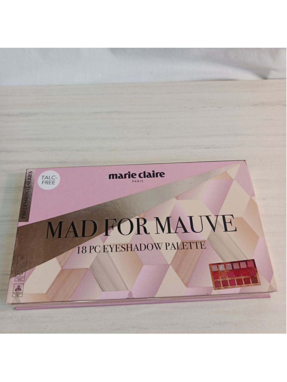 Marie Chaire Paris Eyeshadow Palette Mauve 18 Piece Talc-Free